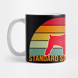 Standard Schnauzer Vintage Silhouette Mug